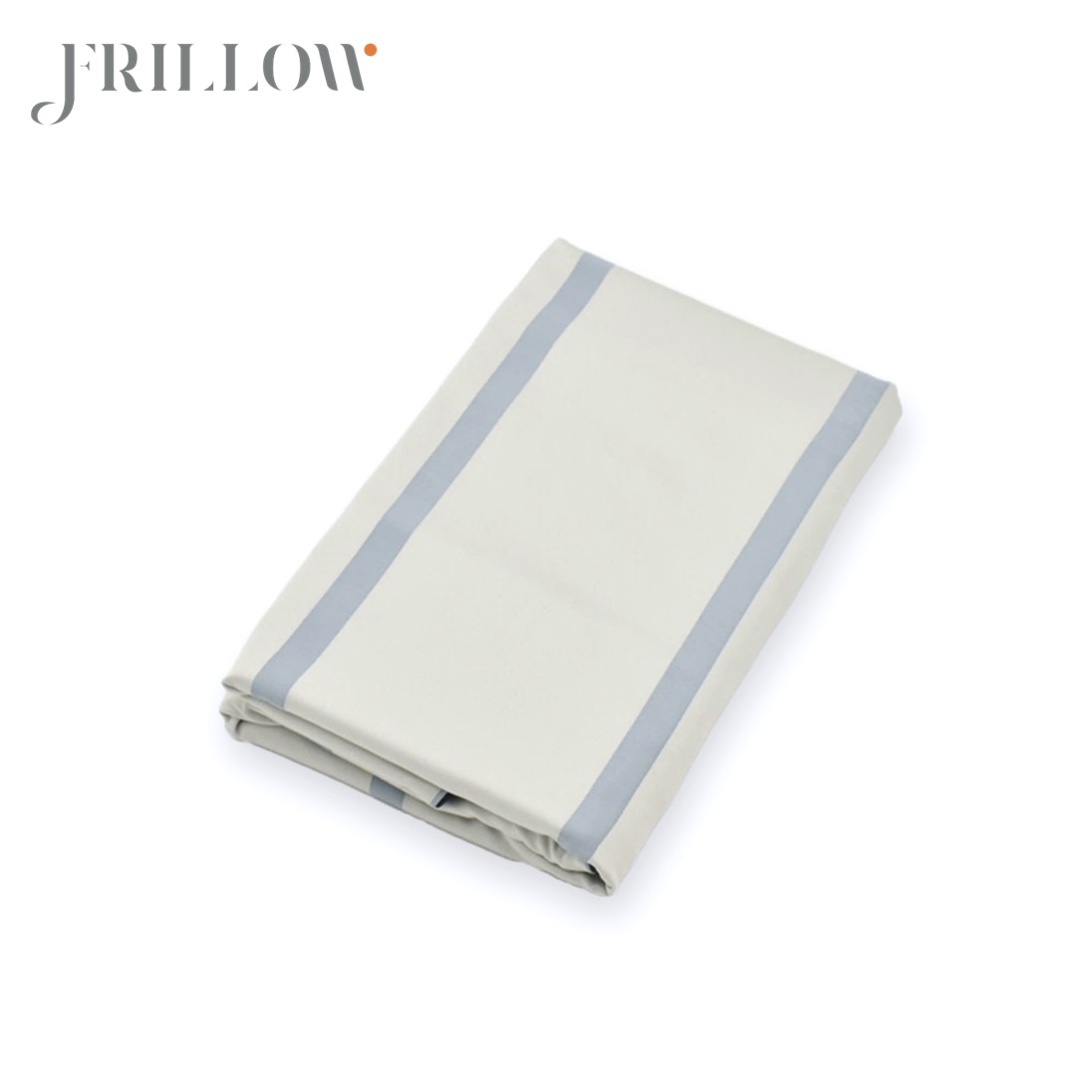 ชุดผ้าปูที่นอน 5 ฟุต 3 ชิ้น FRILLOW 800TC COTTON SILK สี WHITE DAWN คอลเลคชั่น PRESTIGE_4